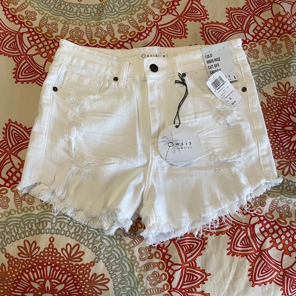 ASOS White Denim Shorts